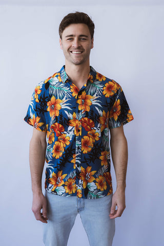 Mens Festival Print Shirt